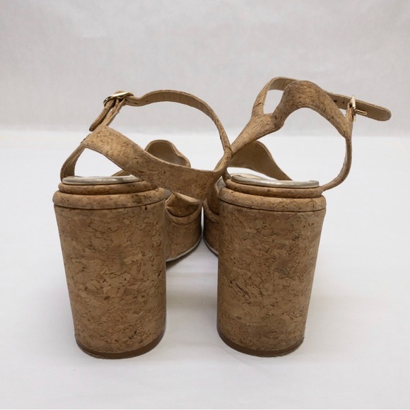 Chanel Cork Platform Sandals. Size 39. - Picture 8 of 15